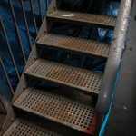 Refurbishment of two six-storey fire escapes